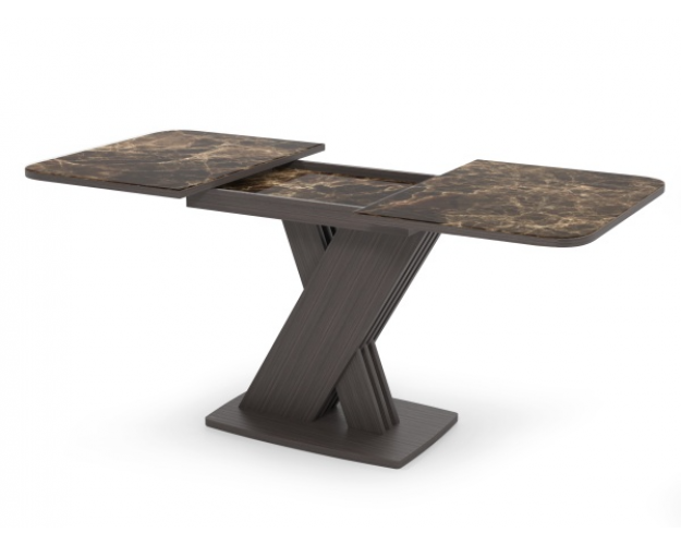 Стол раздвижной Неаполь B1 мрамор коричневый / венге Стол раздвижной Неаполь B1 мрамор коричневый / венге
